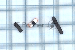 Комплект боковых кнопок для Apple IPad 2 черный