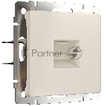 Розетка Ethernet RJ-45 (айвори матовый)