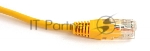 Патч-корд LANMASTER TWT UTP cat.5e, с заливными колпачками, 2.0 м, желтый