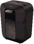 Шредер Fellowes PowerShred LX41 черный (секр.P-4)/перекрестный/8лист./17лтр./скрепки/скобы/пл.карты