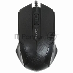 Мышь проводная Qumo Office M14 черный, 1000 dpi, USB, кнопки - 3