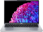 Ноутбук Acer Swift Go 14 SFG14-73-70EH серебристый NX.KSGCD.002 Core Ultra 7 155H 16Gb SSD 1Tb Intel Arc 14" OLED 2.8K (2880x1800) Windows 11 Home WiFi BT Cam