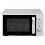 Микроволновая печь HOME HMM207DW белый, 20 л, 700 Вт, переключатели — поворотный механизм