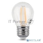 Светодиодная лампа GAUSS 105802107 LED Filament Шар E27 7W 550lm 2700K 1/10/50