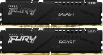 Оперативная память Kingston Fury Beast, DDR5, 64Gb (2x32Gb), 6000MHz, CL30, DIMM, с радиаторами, черный