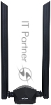 Сетевой адаптер Dahua DH-NC1800/Wi-Fi 802.11ax/2.4 ГГц до 574 Мбит.с + 5 ГГц до 1201 Мбит.с/2 антенны/USB 3.0/черный (DH-NC1800)