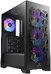Корпус AZZA Aerohex Black, Midi-Tower, чёрный, 4 x 120 мм