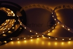 Лента LED открытая, 8 мм, IP23, SMD 2835, 60 LED/m, 12 V, цвет свечения желтый