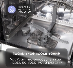 Встраиваемая посудомоечная машина Zigmund & Shtain DW 307.6, серый, 59.8 см, 16 компл., 42 дБ, класс A++, вид 10