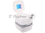 Биотуалет Thetford Porta Potti Qube 365 White (белый, нижн бак 21л, верхн бак 15л, ручн насос, индикатор заполн нижнего бака, размер 41,4х38,3х4