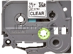 Картридж Brother TZ-E141 18 мм, 8 м, черный шрифт, прозрачный фон, для BROTHER P-Touch