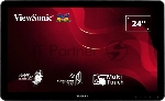 Монитор 23.6" ViewSonic TD2430 VA 1920x1080, сенсорный, 60 Гц, 5 мс, 16:9, 200 кд/м2, 1xHDMI, 1хDP, 1хVGA, USB 3.0, 1x3.5 мм, черный
