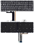 Клавиатура для ноутбука Lenovo IdeaPad 320-15ABR 520-15IKB черная с подсветкой