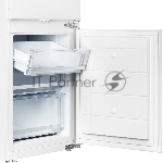 Встраиваемый холодильник Kuppersberg RBN 1960, High-Tech, объем 267 л, скользящий фасад, электронное управление, No Frost, антибактериальный пластик, звуковой сигнал при открытой дверце, перенавешиваемые двери, LED освещение, уровень шума 41 дБ, энергоэффективность А+, белый