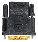 Адаптер Buro HDMI-19FDVID-M_ADPT HDMI-19M(F)/DVI-D(M) с позол. конт.