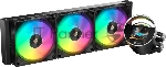 Система охлаждения Ocypus Sigma L36 BK ARGB, 360мм, LCD Pump 2.4", 3x120мм ARGB fans, LGA115X/1200/1700/18XX, AM4/AM5