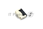 Разъем FPC Flip-Lock 0510-6RLGF 6 pin высота 1мм шаг 0,5мм