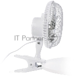 Вентилятор Centek CT-5003 серый/белый, настольный, 20 Вт, 2 скорости, 15 см, вид 10