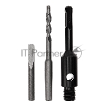 Хвостовик для коронки KRANZ М16х120мм SDS PLUS
