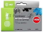 Картридж струйный Cactus CS-PGI1400XLC голубой пигментный (12 мл) для Canon MB2050/MB2350/MB2040/MB2340