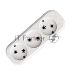Колодка удлинителя 3-м АВС-пл. без заземл. UNIVersal E203