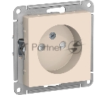 Механизм розетки 1-м СП AtlasDesign без заземл. защ. шторки 16А беж. SchE ATN000249