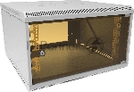 Шкаф коммутационный Suprlan (05-1066) настенный 6U 600x600 мм пер. дв. стекл направл. под закл. гайки 70 кг RAL 7035 535 мм 19.37 кг 360 мм