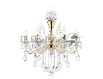 Светильник Ambrella light TR4923/6 GD/WH/BL золото/белый/голубой E14*6 max 40W D600*620