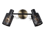 Светильник Ambrella light TR8668/2 BK/SB чёрный/бронза E14/2 max 60W 360*100*190