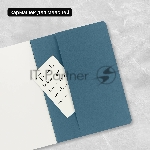 Блокнот Moleskine CAHIER JOURNAL CH023B44 XLarge 190х250 мм, обложка картон, 120 страниц, нелинованный, голубой (3 шт), вид 3