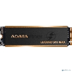 Накопитель SSD ADATA LEGEND 960 MAX, 2Tb, PCIe 4.0 x4, M.2 2280, NVMe, R/W 7400/6800, с радиатором