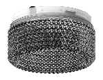 Насадка для корпуса светильника N6151 BK тонированный D60*H25mm Out20mm MR16 (для корпуса светильника)