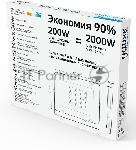 Прожектор светодиодный Gauss Elementary 200W 16800lm 6500К 200-240V IP65 черный LED 1/2