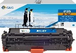 Картридж лазерный G&G GG-CC531A голубой (2800 стр.) для HP CLJ CP2020/CP2025/CM2320 MFP, MF8330/8350/8380