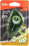 Лента корректирующая Deli E8110 8мх5мм, ассорти, корпус белый, блистер, вид 6