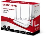 Беспроводный маршрутизатор Mercusys MW325R, 300Мбит/с,4 порта 100 Мбит/с, 4 фиксированных антенны