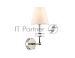 Настенный светильник Ambrella light LH71005 BN/WH никель/белый E14 max 40W 210*150*355