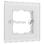 Рамка на 1 пост Senso (белый, стекло soft-touch) W0013101