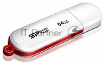 Флешка USB Silicon Power R/W 64Gb LuxMini 320 SP064GbUF2320V1W USB 2.0 белый