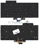 Клавиатура для ноутбука Asus ROG Zephyrus G14 GA401 черная c подсветкой маленький энтер