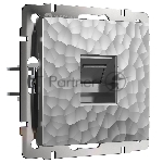 Розетка Ethernet RJ-45 (серебряный)