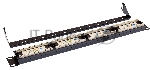 Патч-панель UTP 24хRJ-45 кат.5E 1U 19дюйм SUPRLAN 10-0403