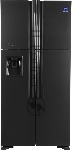 Холодильник Hitachi R-W660PUC7 GGR серый двухкамерный 396/144л морозилка сверху No Frost, Side by Side