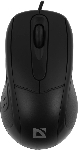 Мышь проводная Defender Standard MB-580 черный, 1000 dpi, USB, кнопки - 3