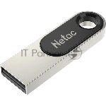 Флешка USB Netac U278 (NT03U278N-016G-32PN), 16Gb, USB 3.0, R/W 90/45, серебристый/черный