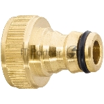 Адаптер латунный, 1/2"-3/4", внутренняя резьба, с переходником  Palisad