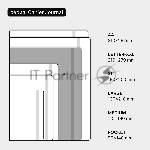 Блокнот Moleskine CAHIER JOURNAL CH023B44 XLarge 190х250 мм, обложка картон, 120 страниц, нелинованный, голубой (3 шт), вид 2