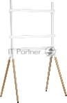 Подставка для телевизора Cactus CS-ST1247WTBCH белый/береза, 49"-70" макс. 40 кг, напольный