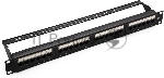 Патч-панель UTP 24хRJ-45 кат.6 1U 19дюйм SUPRLAN 10-0427