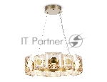 Светильник Ambrella light LH31021 BS/TI латунь/янтарь 56W 3000K D570*150